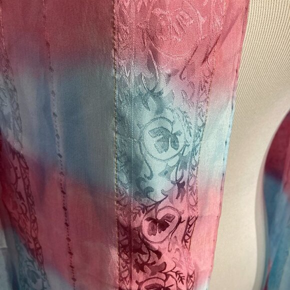 Silk Shawl, Tie Dye - Picture 6 of 7
